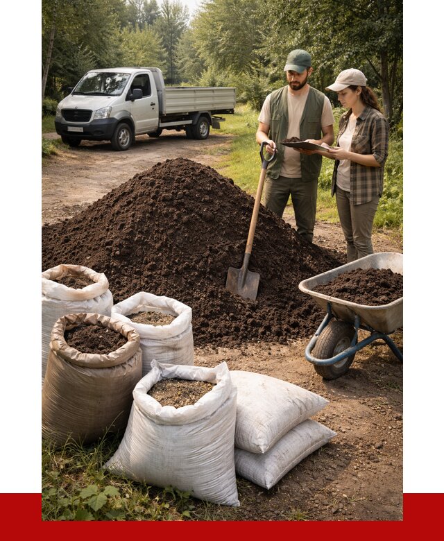 Купить грунт с доставкой в Краснокамске от 4562 р. за м3 | ПРОНЕРУДКнм