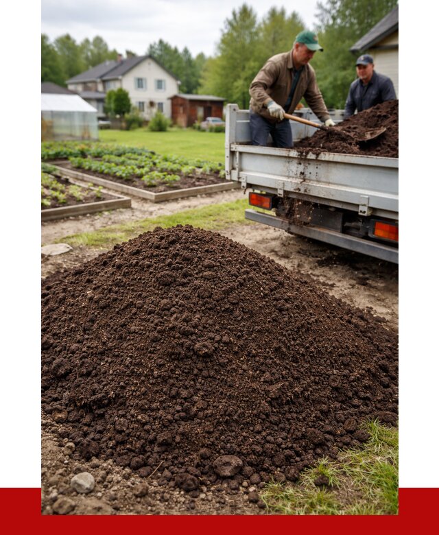 Плодородный грунт в Краснокамске с доставкой от 4258 р. | ПРОНЕРУДКнм