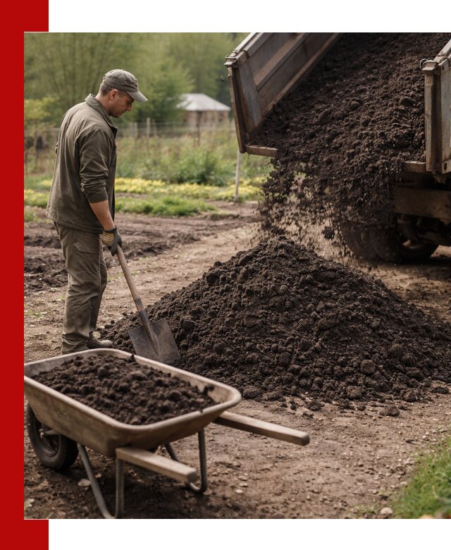 Доставка качественной земли для огорода в Краснокамске