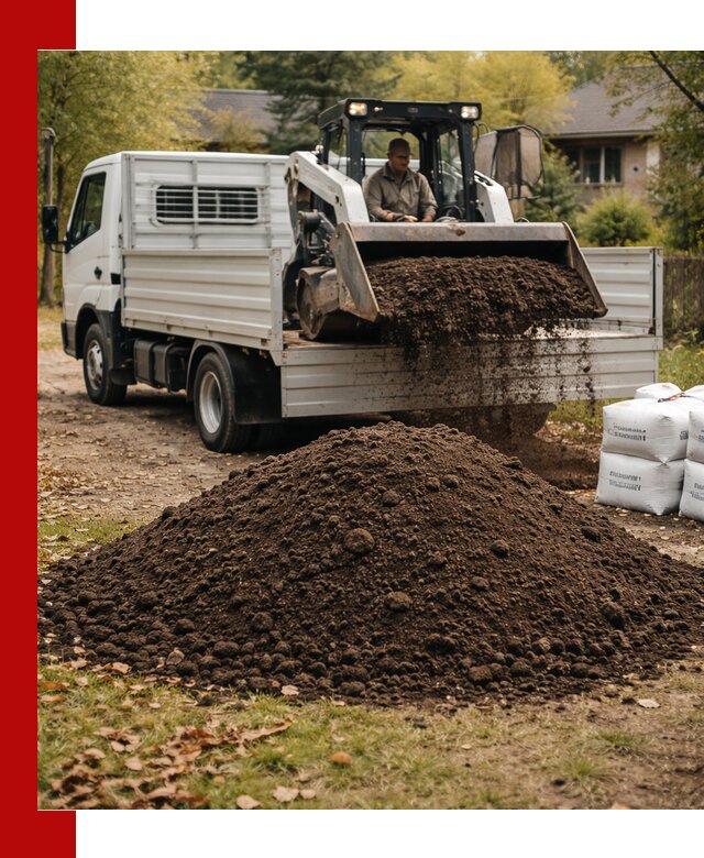 Доставка садовой земли в больших объёмах в Краснокамске