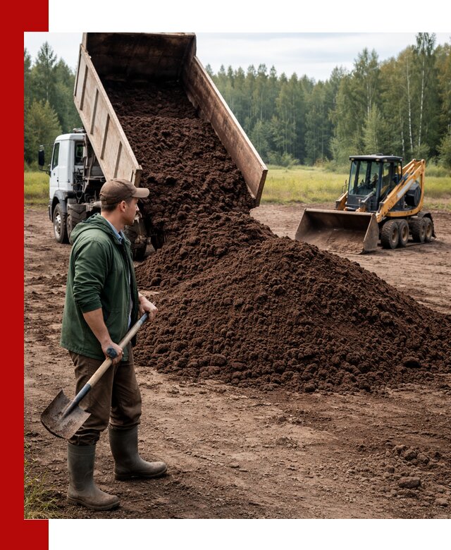 Купить верховой торф с доставкой в Краснокамске для садоводства и растений