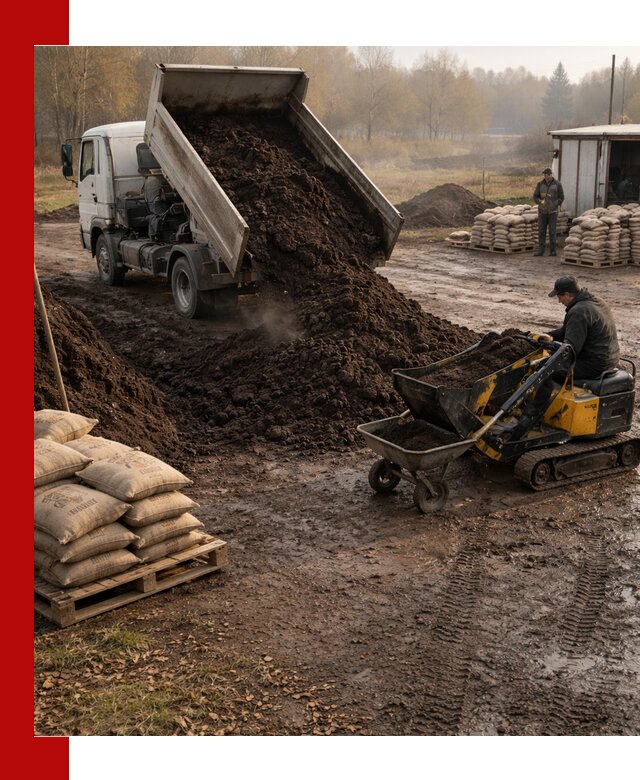 Кислый торф в доставке по выгодным ценам в Краснокамске