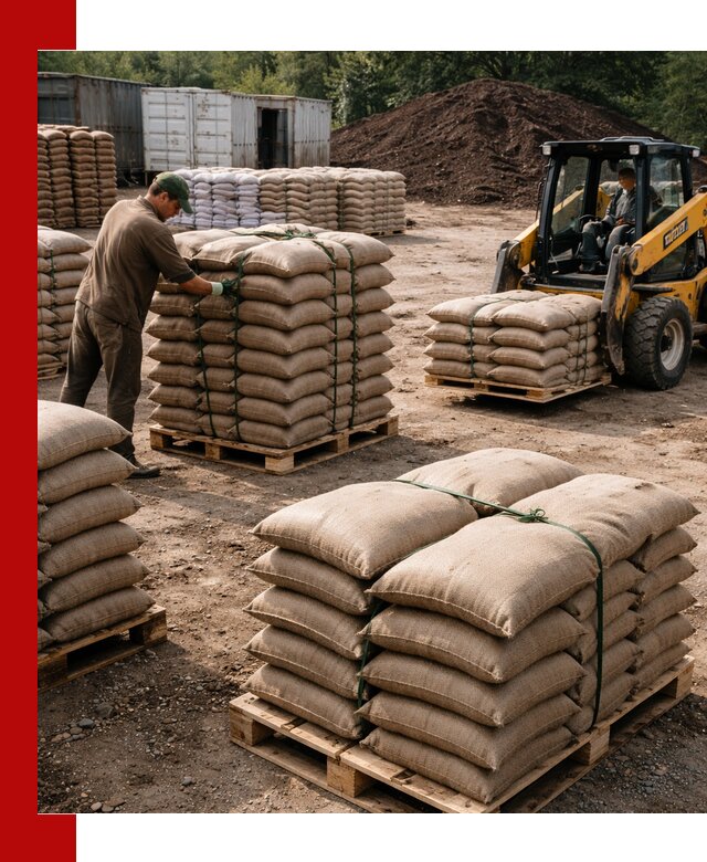 Доставка торфа в мешках по выгодным ценам в Краснокамске