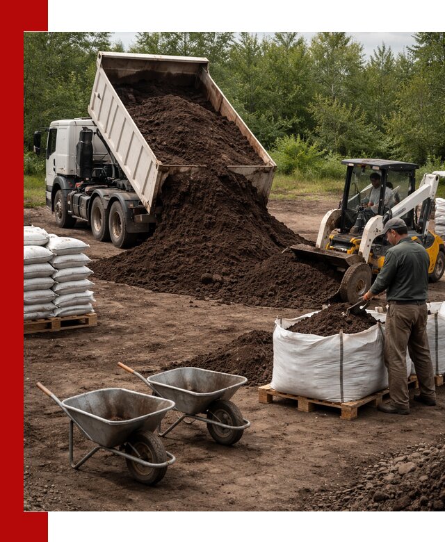 Доставка и продажа торфогрунта в Краснокамске оптом и в розницу