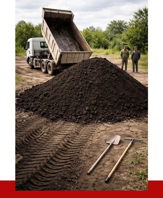 Купить чернозем навалом в Краснокамске от 1216 р. за куб | ПРОНЕРУДКнм