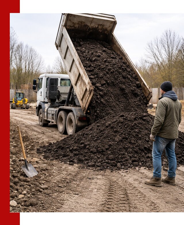 Доставка чернозема навалом в Краснокамске быстро и выгодно