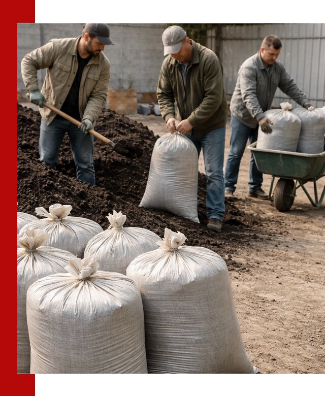 Купить чернозем в мешках с доставкой в Краснокамске