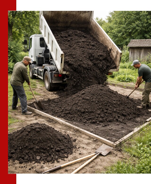 Купить чистый чернозем для огорода с доставкой в Краснокамске