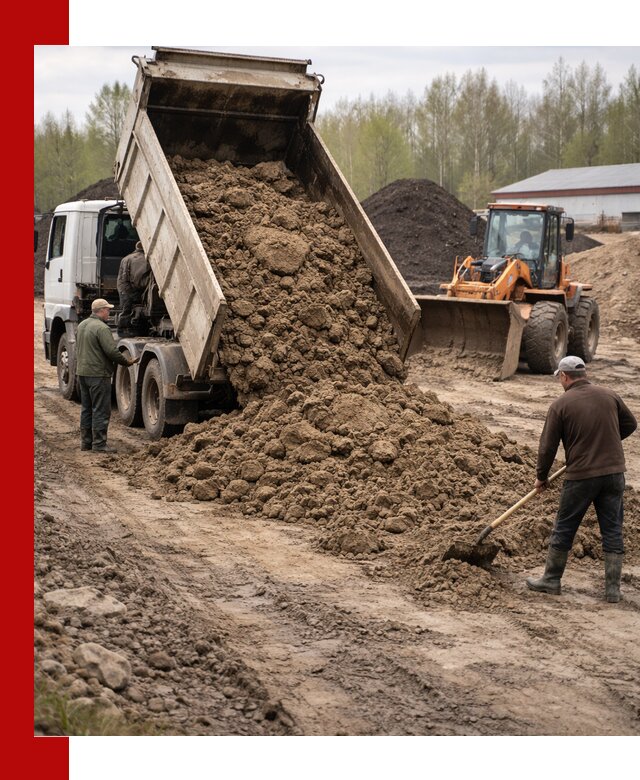 Доставка глин и суглинков в Краснокамске оптом и вкрай