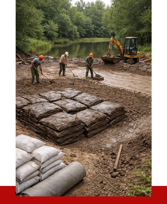 Купить глину для пруда в Краснокамске от 4562 р. с доставкой | ПРОНЕРУДКнм