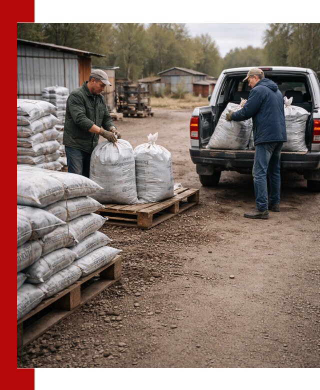 Купить конский навоз в мешках с доставкой в Краснокамске