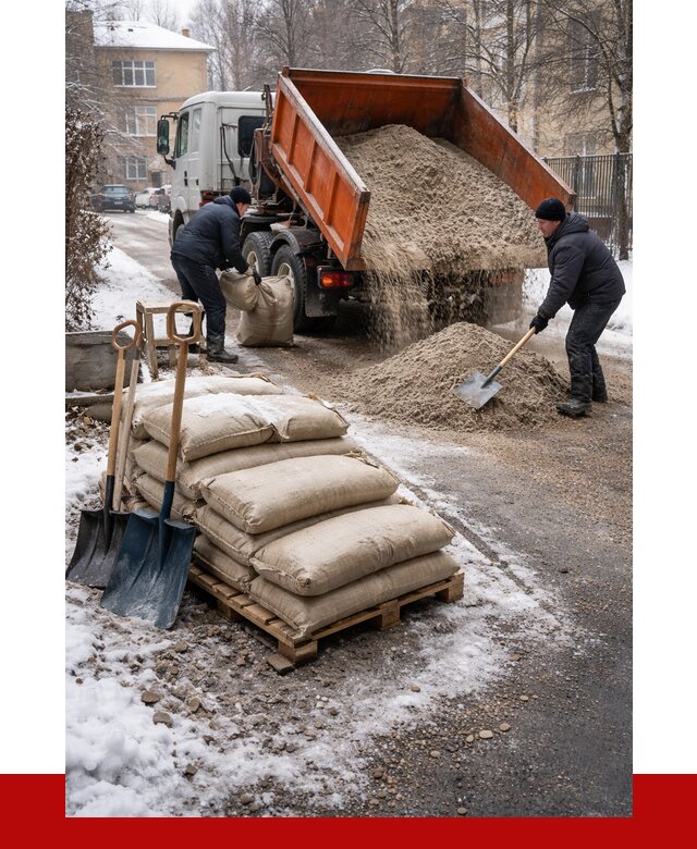 Противогололедные материалы оптом в Краснокамске от 4258 р. | ПРОНЕРУДКнм