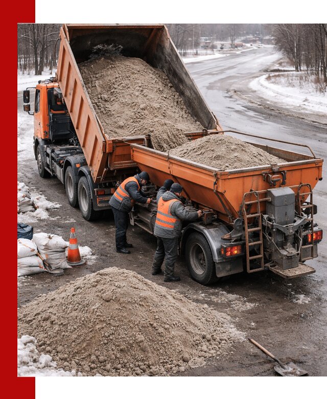 Поставка и вывоз пескосоля в Краснокамске оптом и в розницу