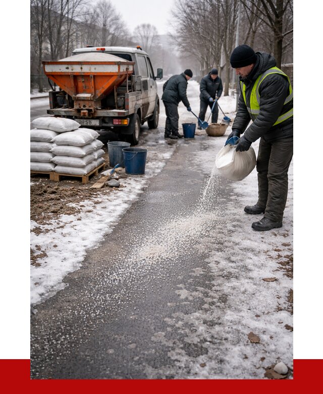 Реагент против гололеда в Краснокамске с доставкой от 4562 р. | ПРОНЕРУДКнм