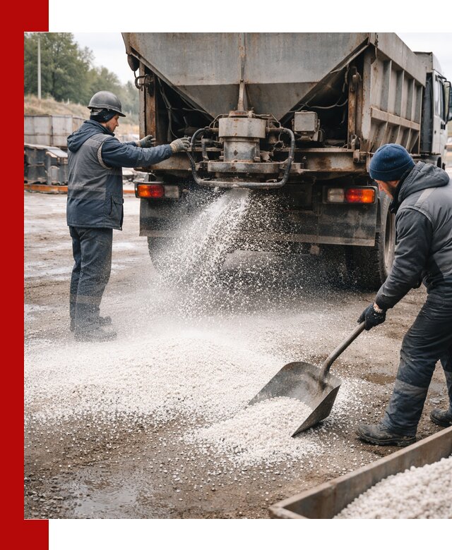 Доставка и продажа хлористого кальция в Краснокамске