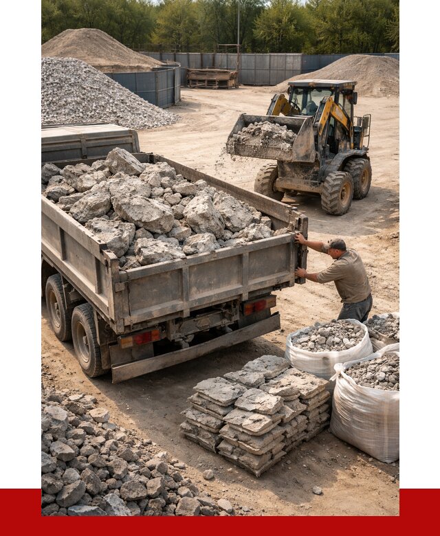 Купить бой бетона с доставкой в Краснокамске от 4866 р. | ПРОНЕРУДКнм