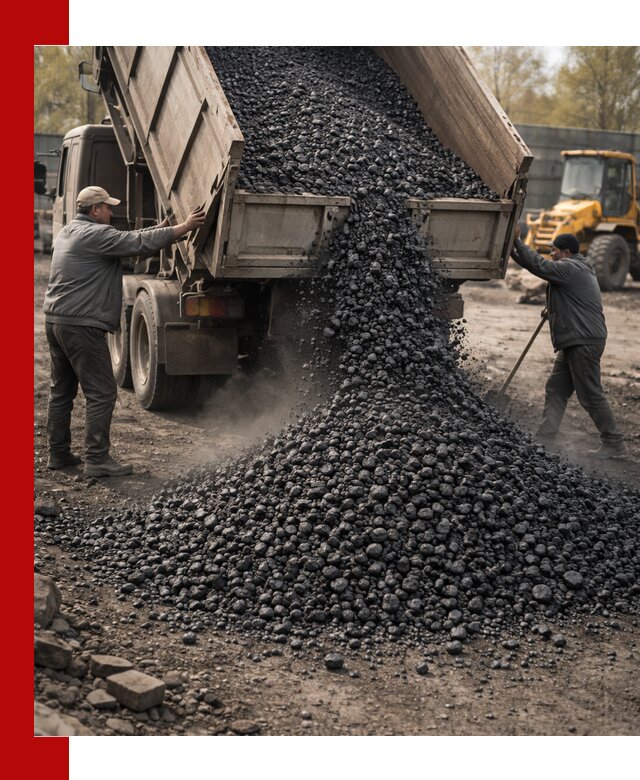 Доставка угля семечка самосвалами в Краснокамске