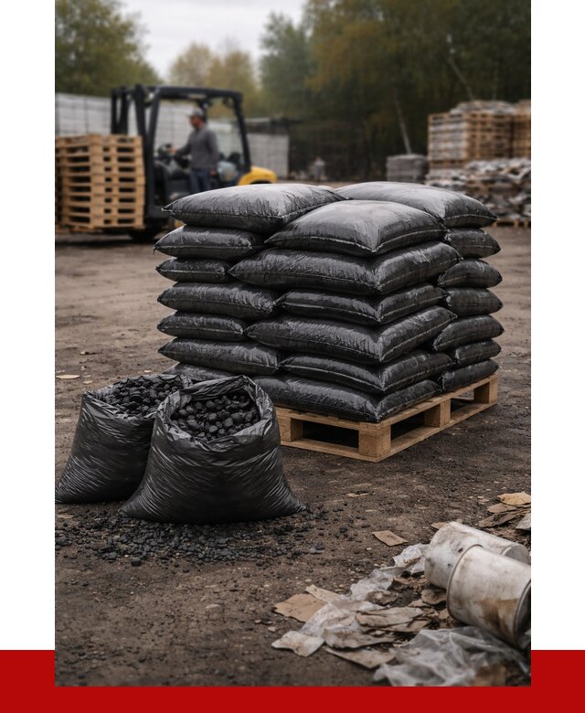 Купить уголь в мешках с доставкой в Краснокамске от 7603 р. | ПРОНЕРУДКнм