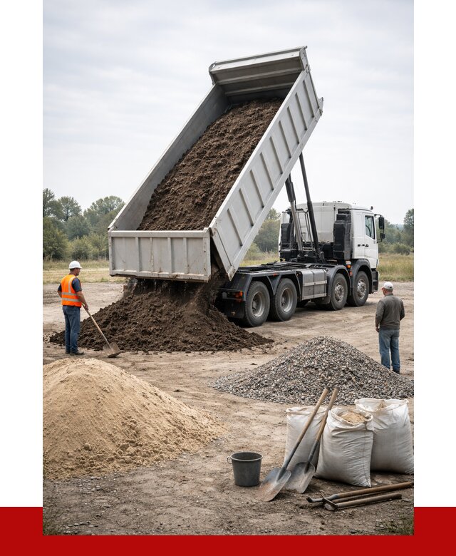 Доставка самосвалом 30 кубов в Краснокамске от 8616 р. | ПРОНЕРУДКнм