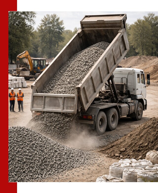 Аренда самосвала в Краснокамске для доставки сыпучих и нерудных материалов