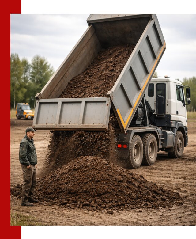 Аренда самосвала с водителем в Краснокамске для сыпучих грузов и навоза