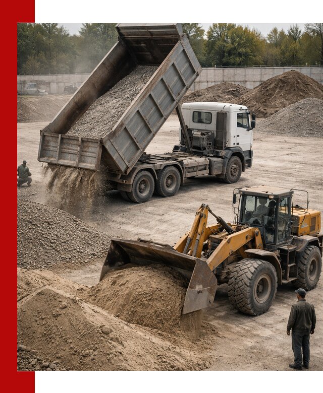 Перевозка сыпучих грузов самосвалами и бортовыми в Краснокамске