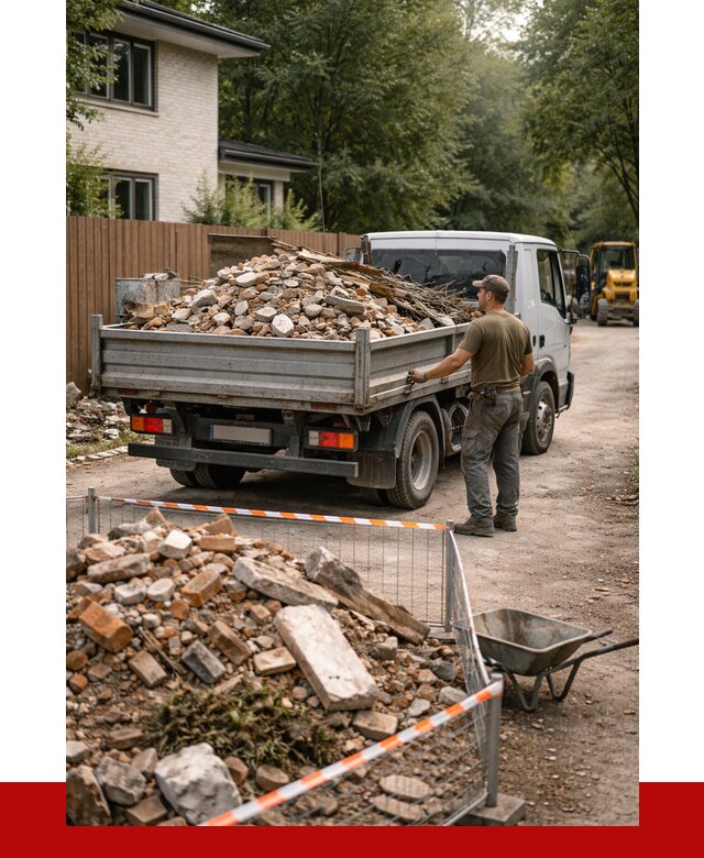 Вывоз строительного мусора с погрузкой в Краснокамске от 7603 р | ПРОНЕРУДКнм