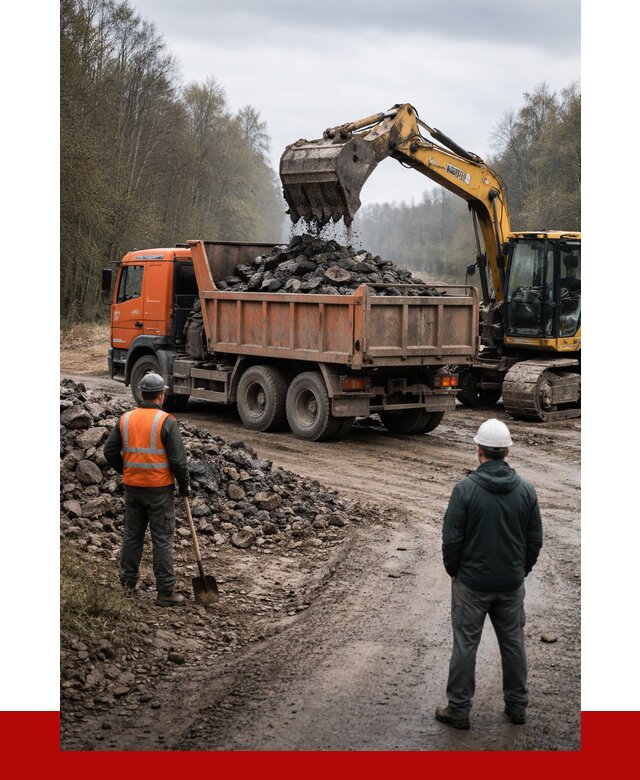 Вывоз асфальта в Краснокамске от 4562 р. самосвалом ПРОНЕРУДКнм