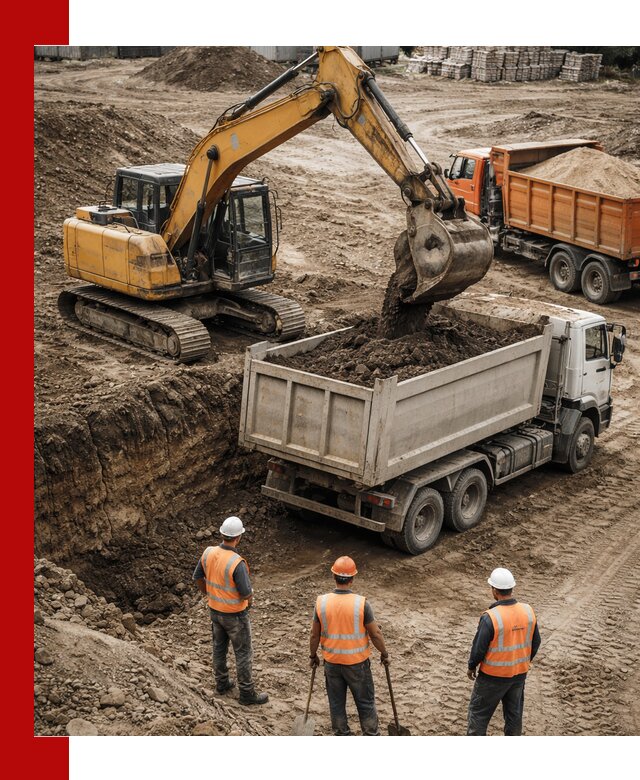 Разработка грунта для строительства и благоустройства в Краснокамске