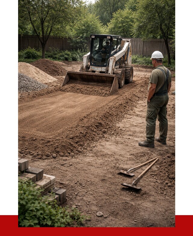Выравнивание участка под ключ в Краснокамске от 3548 р. | ПРОНЕРУДКнм